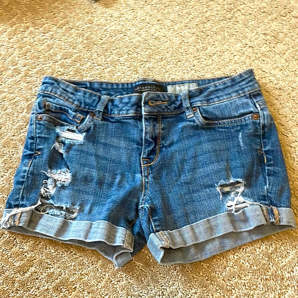 Jeans shorts w/rips